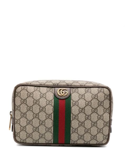 gucci touletry bag|farfetch Gucci washing bag.